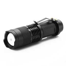 工厂家特价LED迷你小铝合金强光手电筒户外照明批发SK68