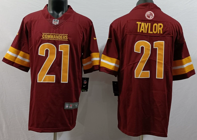 NFL Вашингтон Коммандер Вашингтон Денни Джерси №5 Данилес вышитая футбольная форма
