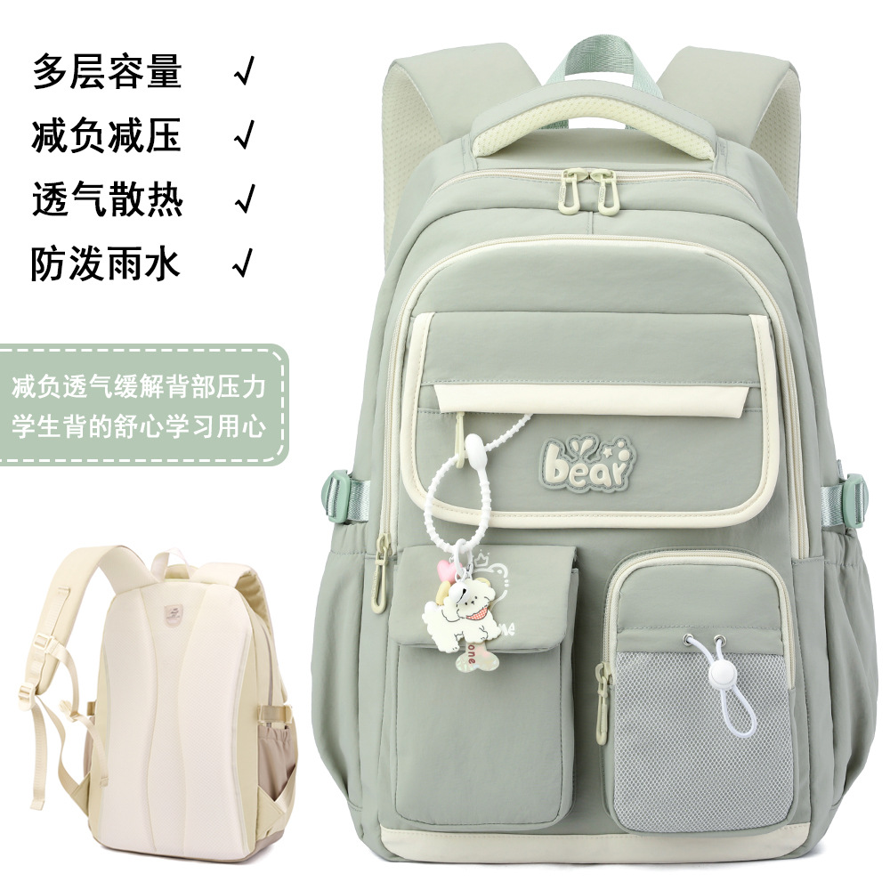 2026 nueva mochila de estudiantes transfronterizos, mochila de estudiantes de secundaria, mochila de estudiantes de secundaria, mochila adolescente de secundaria