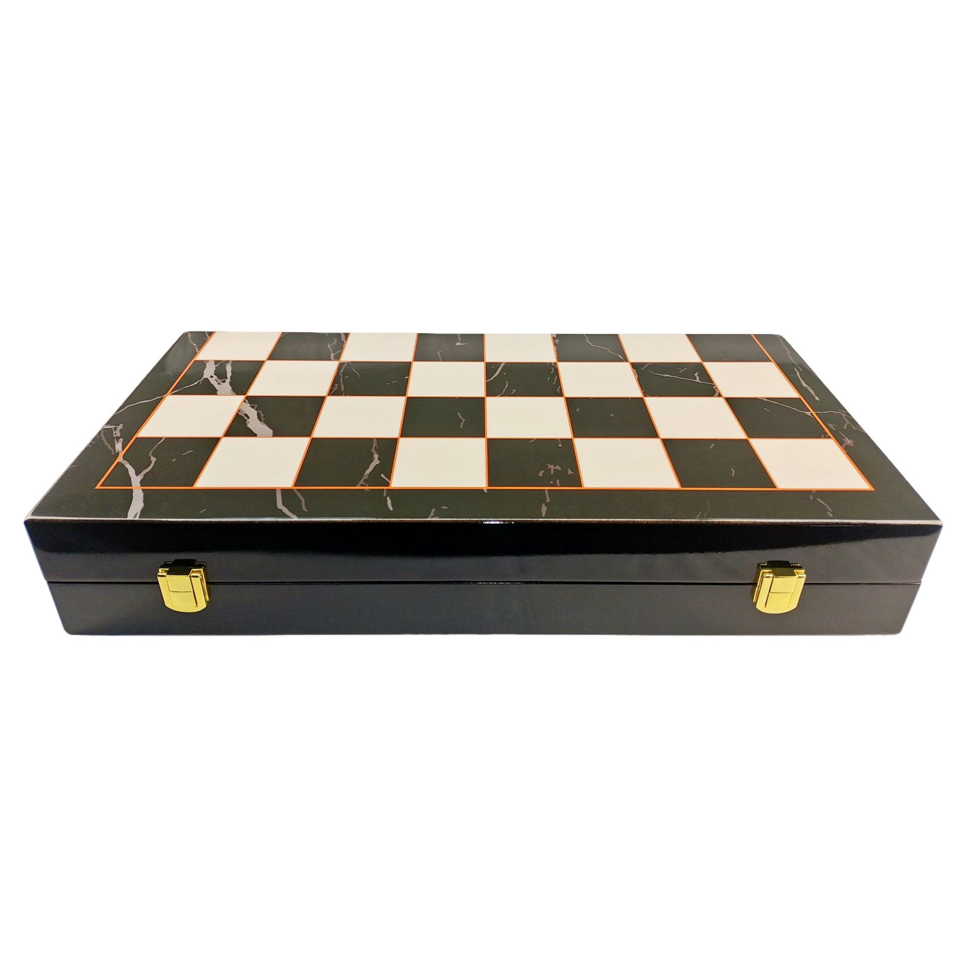 Juegos de ajedrez de madera 15 pulgadas tablero plegable piezas de ajedrez para adultos, niños, estudiantes, competencia especial