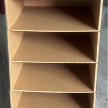 瓦楞纸储物收纳盒柜环保省钱