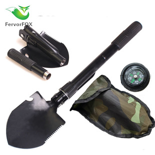 Universal folding life jacket stainless steel, small travel shovel
