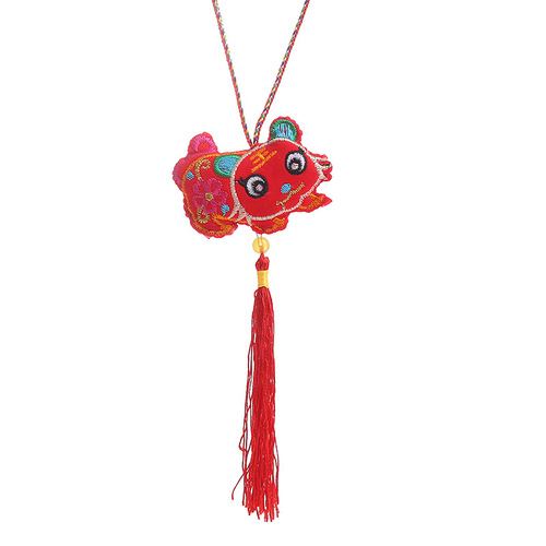 Mid-Autumn Festival 12 Zodiac Animal Scented Bag Pendant Ethnic Traditional Embroidered Scented Bag Fragrance-Free Craft Child's Neck Pendant