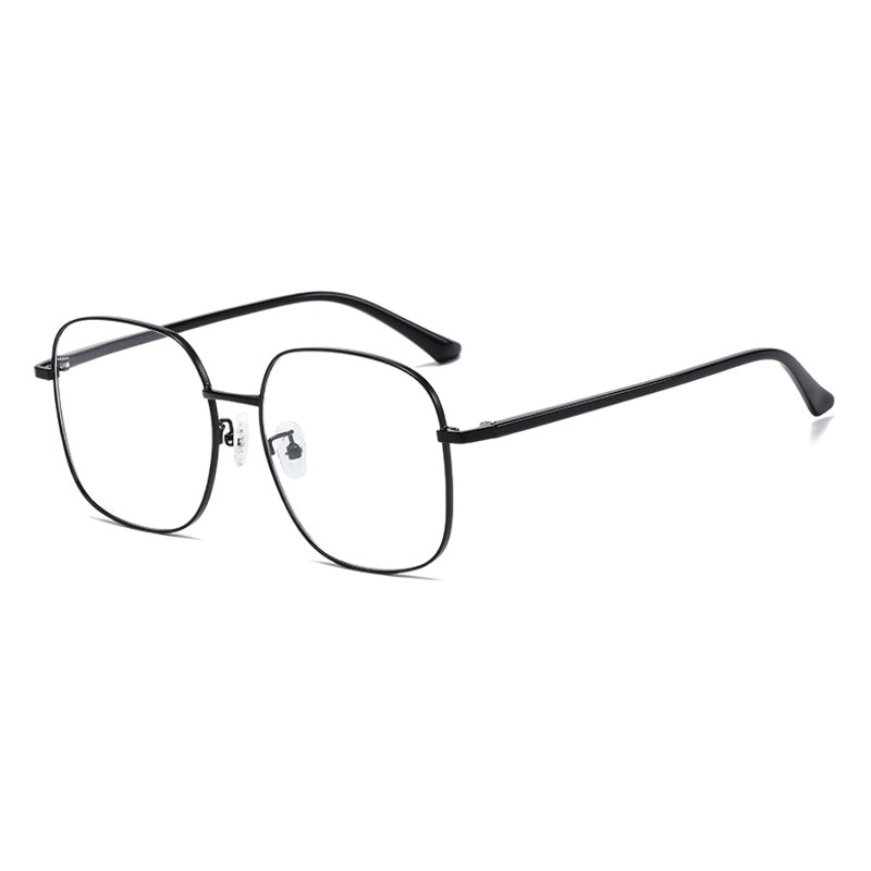 学生の韓国版の近視のメガネの女性の生放送は代行して青い光の平光の鏡の高い顔の値のすっぴんの丸い顔のメガネの枠を防ぎます。