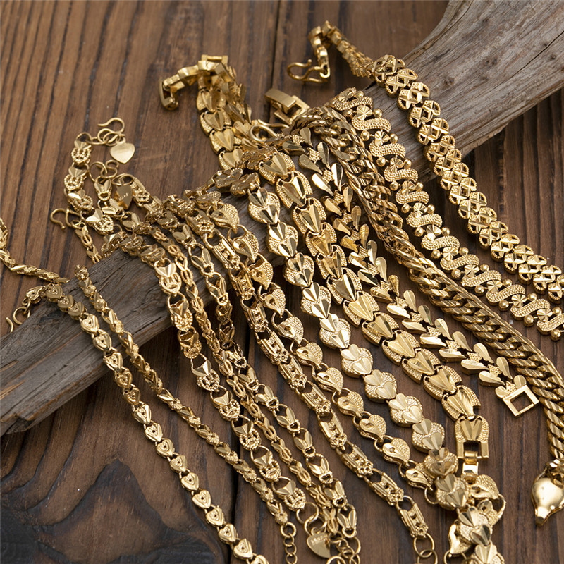 Fashion Rhombus Brass Plating Bracelets 1 Piece