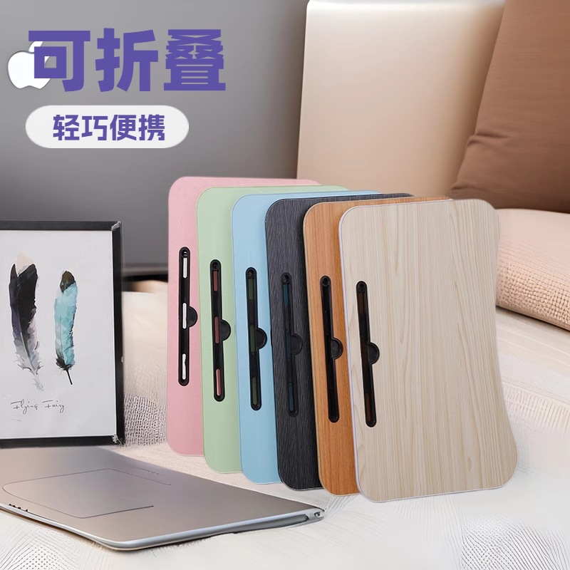 Escritorio de cama plegable mesa de computadora dormitorio dormitorio dormitorio estudio casero pequeña mesa de madera sólida
