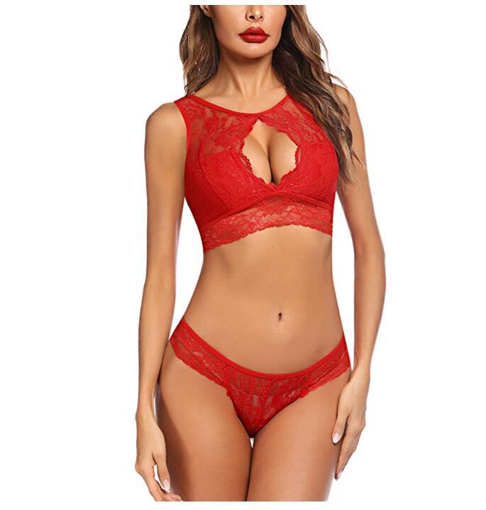 2020 foreign trade Women's condole belt corset Teddy set condole belt underwear lace baby outfit