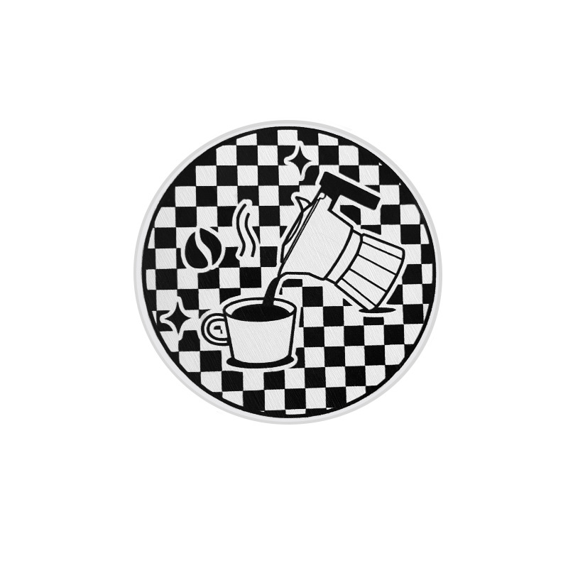 세라믹 단열매트 - 모카포트 패턴