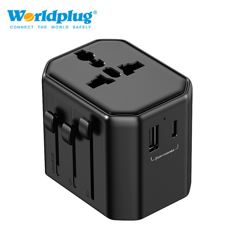 Global universal plug converter multi-function conversion plug travel socket one turn multi-mini charging adapter