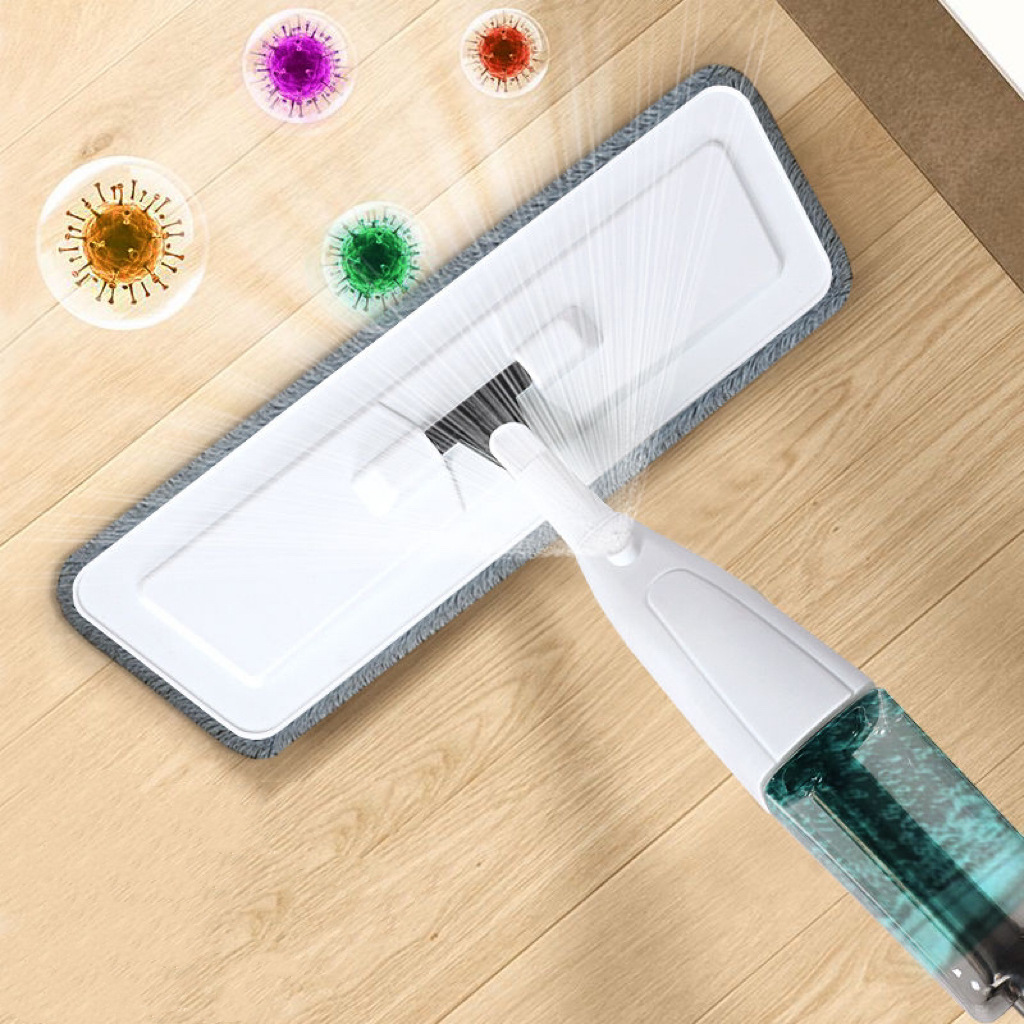 [Water spray] trapeador conveniente de un botón rociador de agua trapeador plano doméstico un trapeador limpio para perezoso trapeador especial al por mayor
