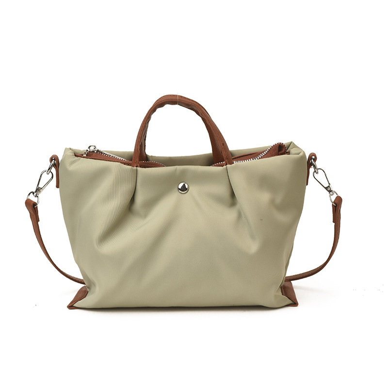 Bolso de tela de nylon de gran capacidad para mujeres 2026 nuevo tipo de bolso de hombro ligero y simple estilo coreano nicho Zhong Commuting Tote image 14