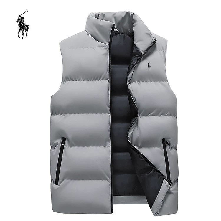 Demi-season keep warm windproof vest for leisure, down jacket