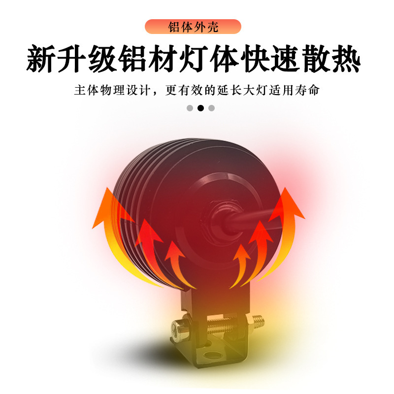 Faros delanteros de los focos de la motocicleta, triciclos eléctricos, luces de trabajo auxiliares de la farola de la tienda led externa