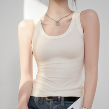 2025爆款吊带女士螺纹针织背心内搭春夏季修身打底衫外穿无袖上衣