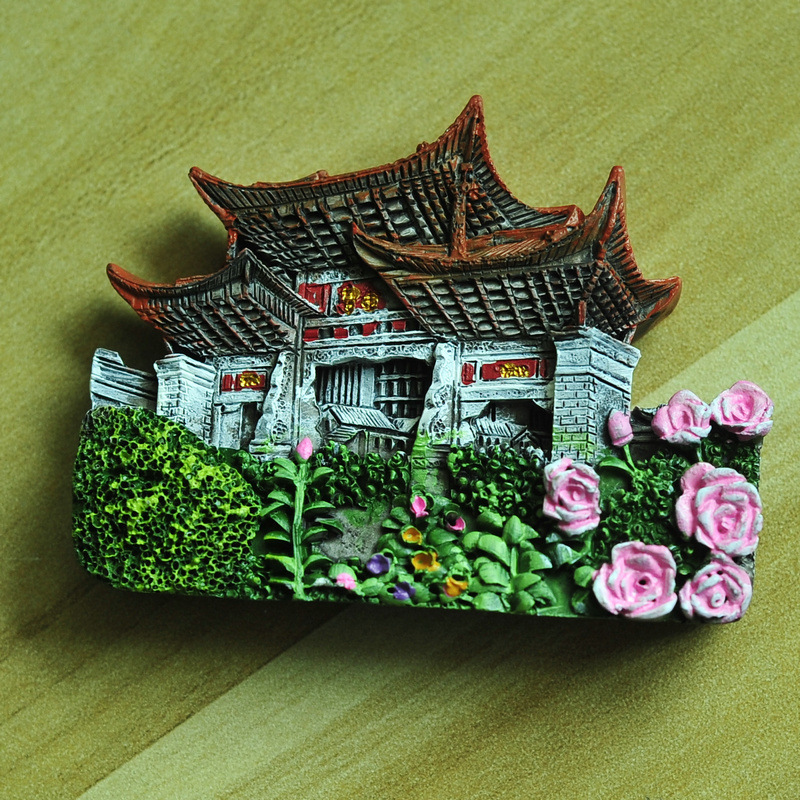 云南丽江大理香格里拉梅里雪山松赞林寺油画树脂创意冰箱贴包邮中|undefined