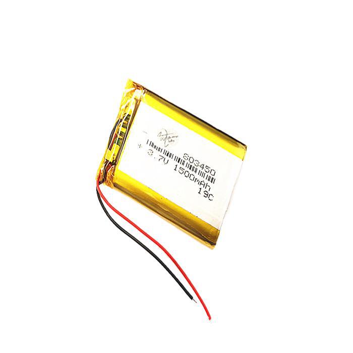 3.7V聚合物锂电池803450 1500mah适用记录仪 学习点读机电池