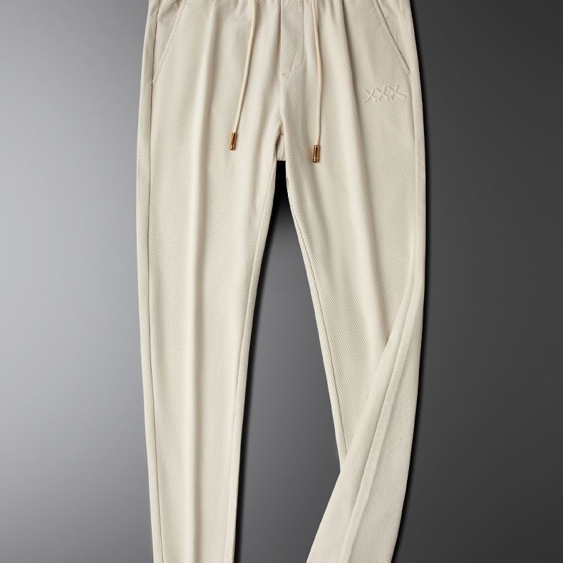 Vielseitige europäische Mode aus dreidimensionalem Twill-Casual für die Frühlings- und Herbstsaison, neue sportliche Slim-Fit-Passform für Herren_voghion.com