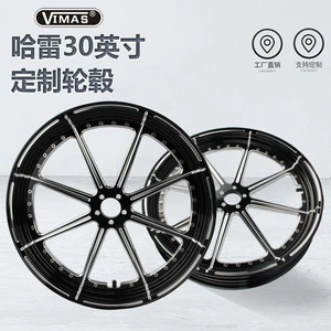 30inch Harley Dəyişdirilmiş Döyülmüş Alüminium Təkərlər Softail, Road Glide üçün