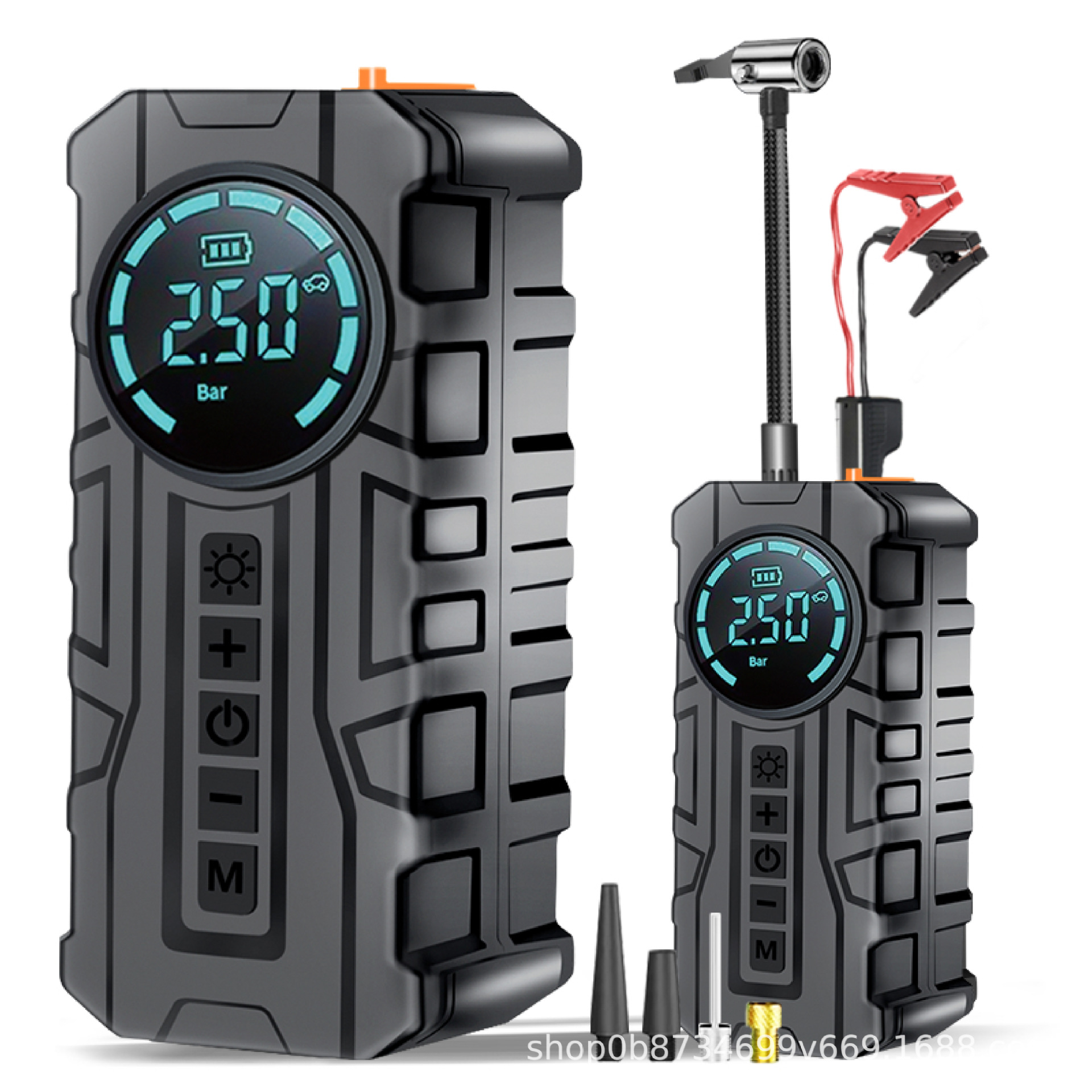 Car Emergency Start Power Supply Car Inflator Pump Integrated 15V Large Capacity Battery Start Artifact