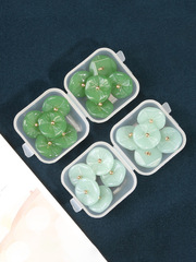 玻璃仿玉石扣子衣服裝飾復古鈕扣女襯衫襯衣毛衣唐裝漢服古裝紐扣