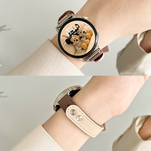 适用华为gt5表带新款gt6gt4女士gt2/1皮表带watch4/3pro表带高级