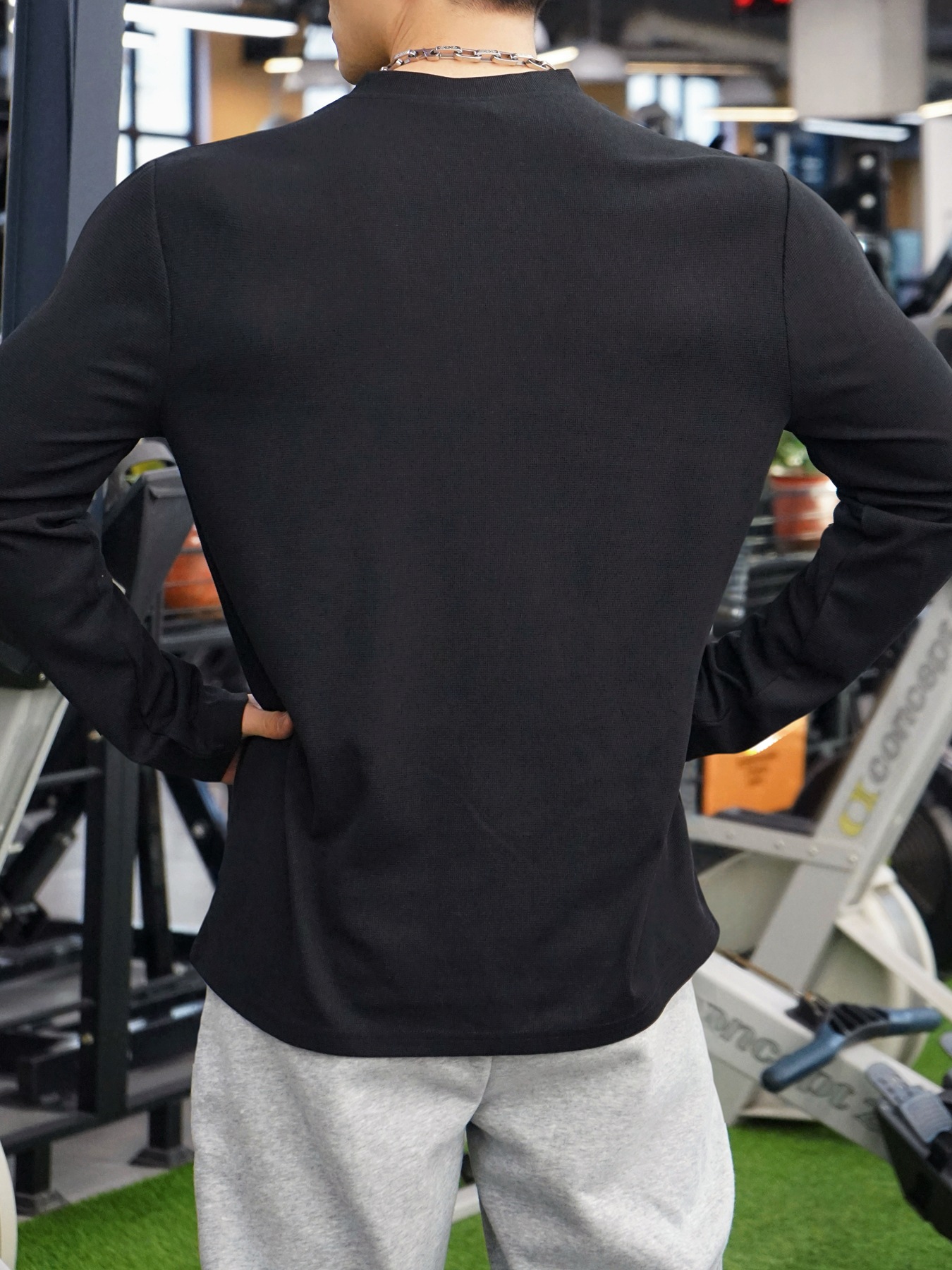 350g Weight Long Sleeve Sleeve Length 100%, Chemical fiber blending, Polyester Fabric Type Regular Top Length Casual Occasion V Neck Neckline Regular Fit Fit Type Solid Color Pattern Autumn Season Men's Gender Simple Style Style European Size Hot Sale Men's Autumn Sports Fitness Casual Stand Collar Stretch Vertical Stripe Long Sleeve V-neck Polo 10