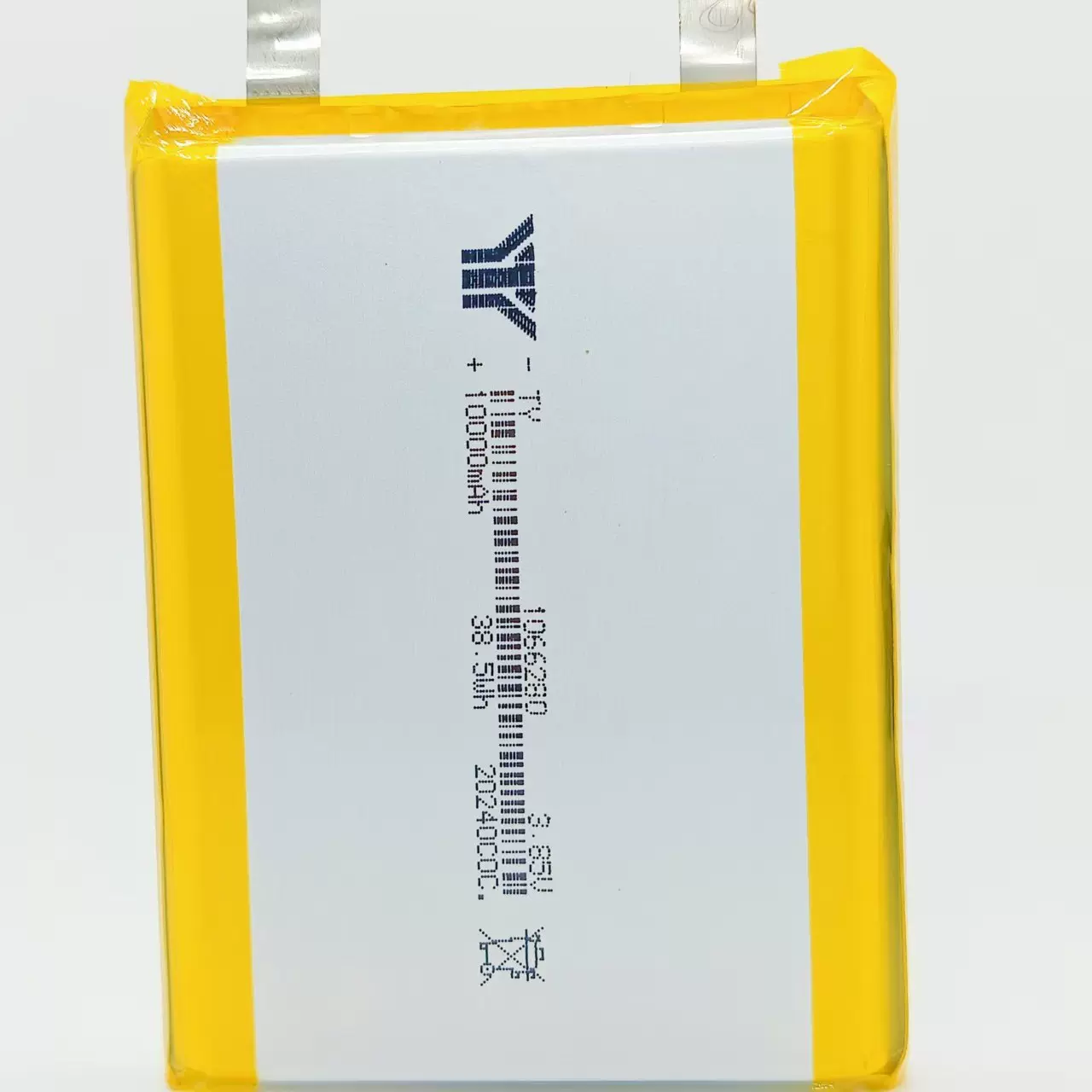 拓远1066280聚合物锂电池TY10000毫安充电宝超级快充移动电源套料