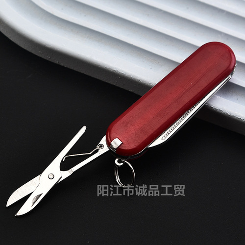 Swiss Army Knife Outdoor Camping Portable Multi-Function Small Folding Knife Scissors Multi-Purpose Folding Gift Knife Wholesale