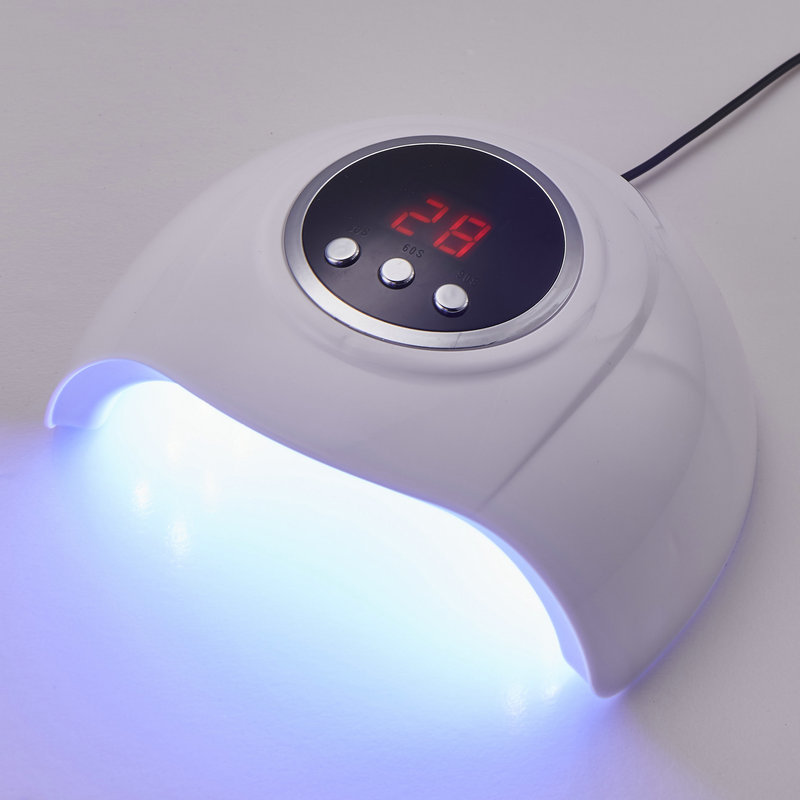 Luz de manicuras 72W inteligente de inducción de manicuras tienda de manicuras especial luz UVLED doble fuente de luz máquina de fototerapia Amazon