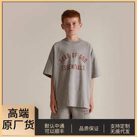 Essentials儿童短袖25款back to school男女童夏季潮牌圆领t恤棉