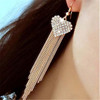 Silver needle, South Korean earrings, goods, silver 925 sample, diamond encrusted, internet celebrity
