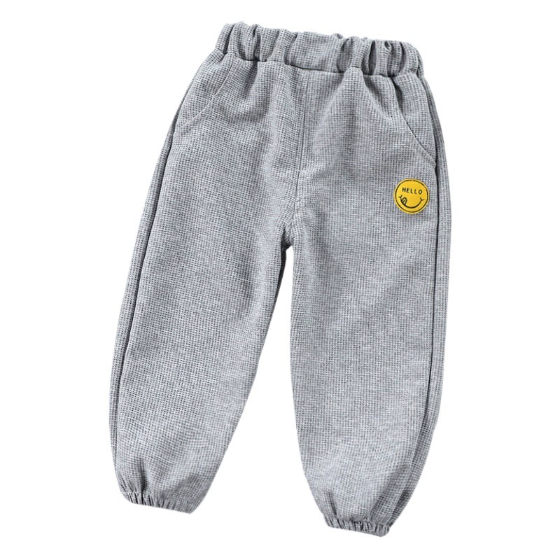 Новые весенне-осенние детские брюки с носком, Детская верхняя одежда, модные брюки для мальчиков и девочек, повседневные спортивные брюки оптом