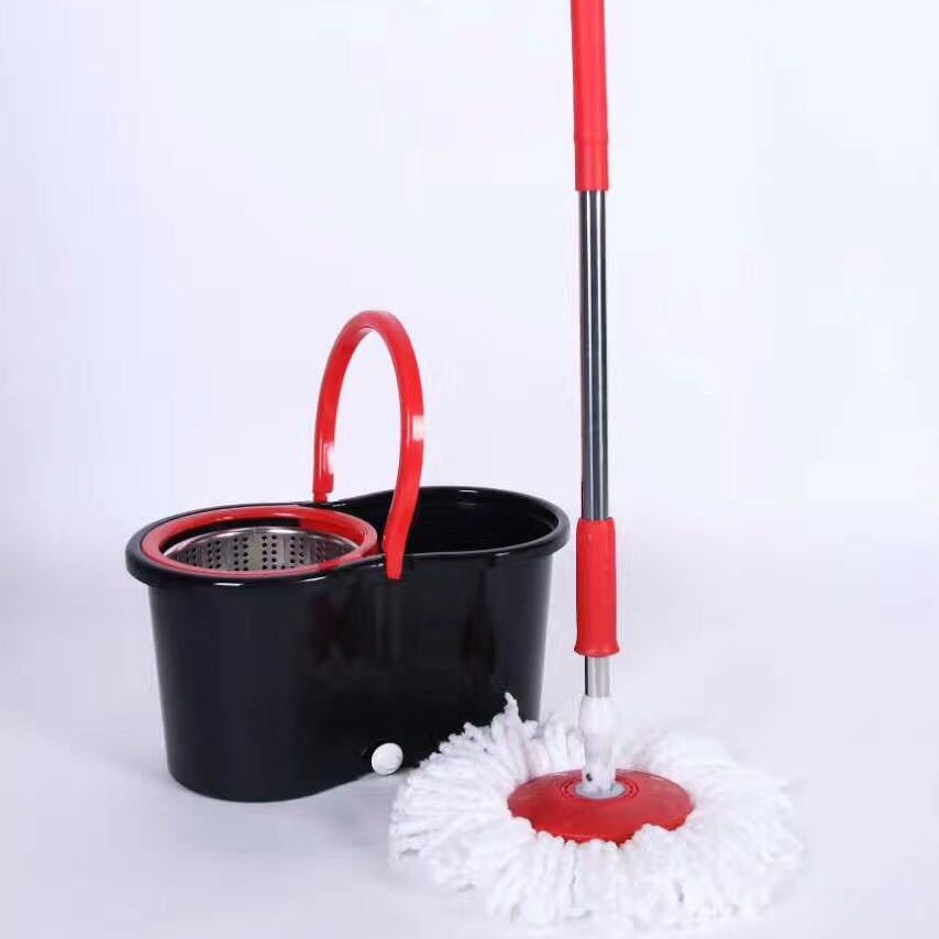 Fuente transfronteriza barril en forma de ocho para uso doméstico sin lavado a mano conjunto de barril de trapeador giratorio de doble uso conjunto de barril de trapeador seco y húmedo