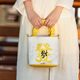 Wen Chuang Guofeng Rich Money Bag Pleated Hand Bucket Bag Portable Large Capacity Shoulder Underarm Crossbody Bag