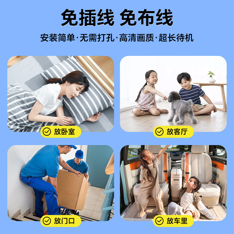 カメラ家庭用携帯電話遠隔リアルタイム監視録音録画無線WiFi無接続ハイビジョン暗視器|undefined
