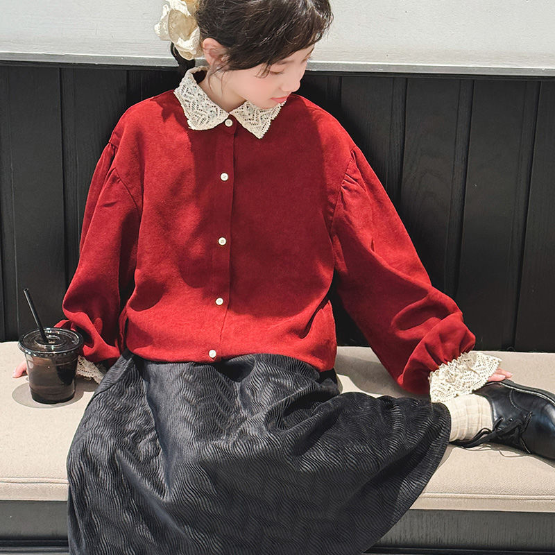 Girls' School Style Skirt Set 2024 New Arrival, Stylish and Chic Two-Piece Skirt Set for Middle and Large Children, Spring and Autumn