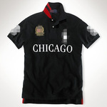 *夏季爆款跨境POLO衫翻领刺绣大马城市款休闲大码上衣t恤Polo短袖