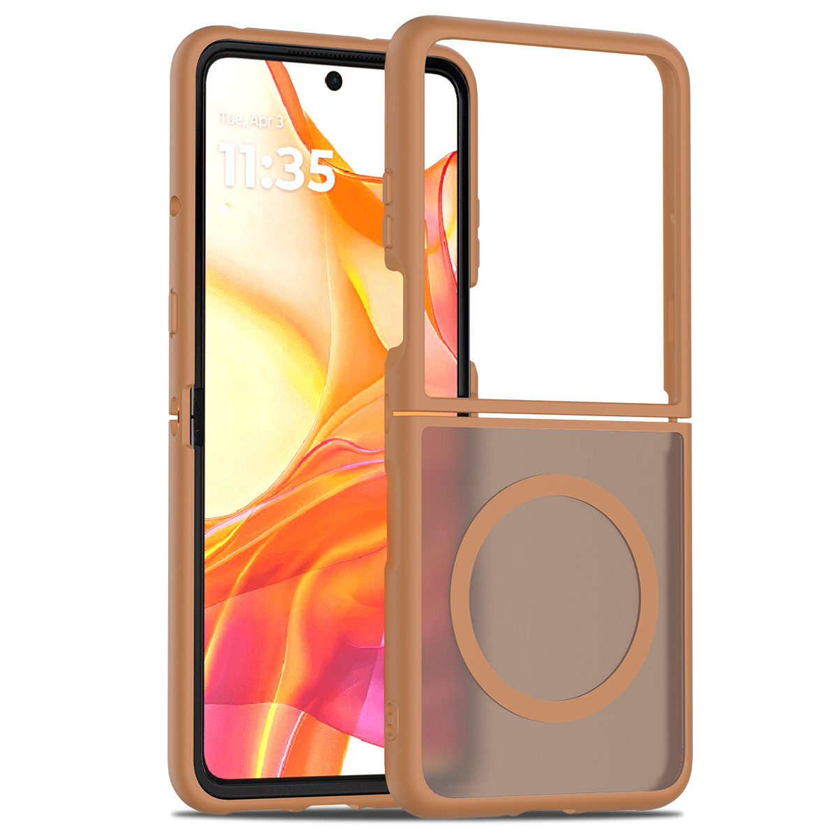 Adecuado para Moto Razr Ultra 2025 Silver Shield Fentor Magnético 2 en 1 Funda para teléfono móvil Funda protectora plegable