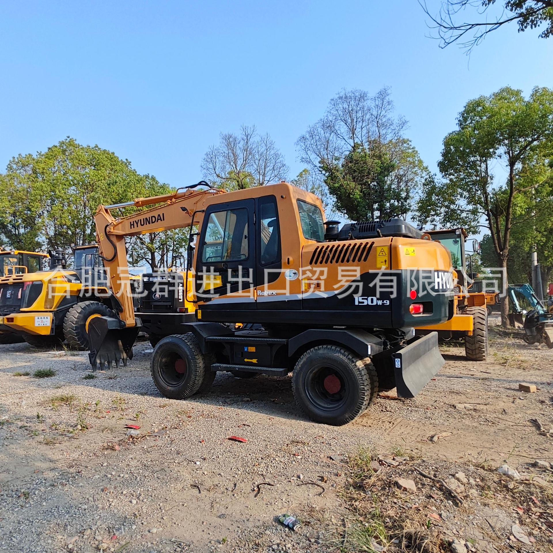 HYUNDAI moderna excavadora de ruedas HW210HW150 Doushan excavadora de ruedas suministra directamente maquinaria de ingeniería de todo terreno image 3