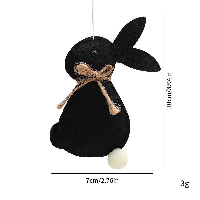 Nuevos productos transfronterizos muñecas de conejo de Pascua cestas de rábano adorables muñecas de conejo decoraciones navideñas