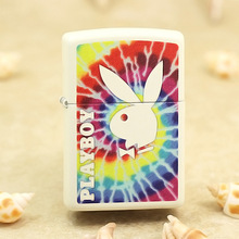 打火机48373白哑漆花花公子夜光