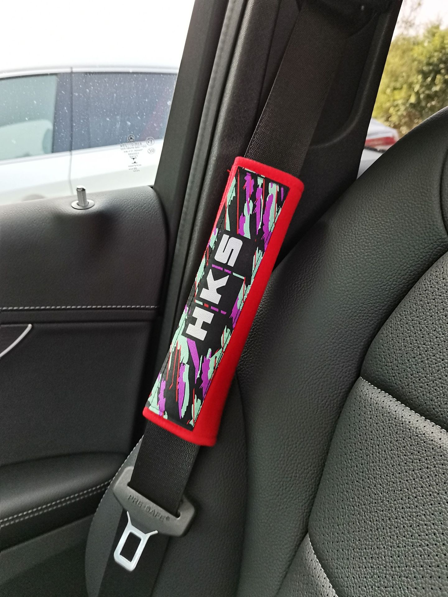 Modified Shoulder Pad Red HKS BRIDE Recao Modified Standard Car Safety Belt Cotton Shoulder Pad