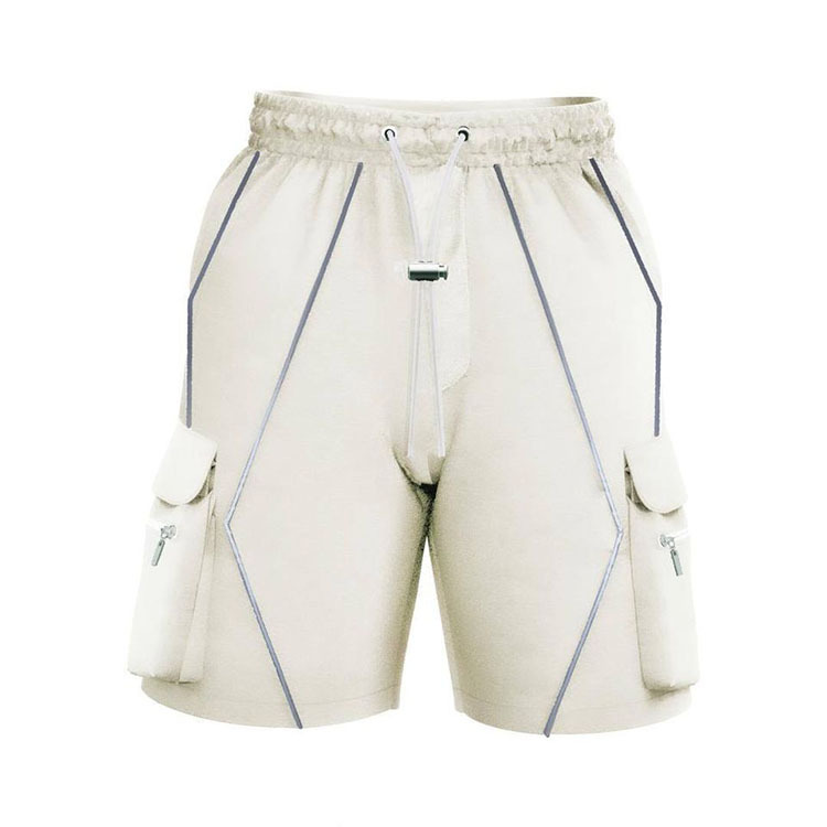 Bermudas hombre deporte casual holgadas bolsillos múltiples verano_voghion.com