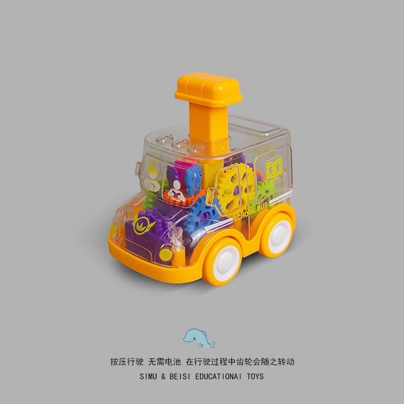 Children pressing car boy 3 inertia pull-back car 1-2 year old baby 6 months baby toy fall-resistant