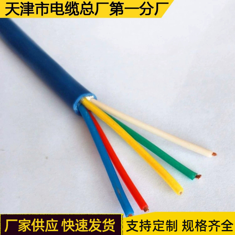 天津天联屏蔽电缆厂家供应 RVSP22铠装屏蔽双绞线 国标矿用电缆
