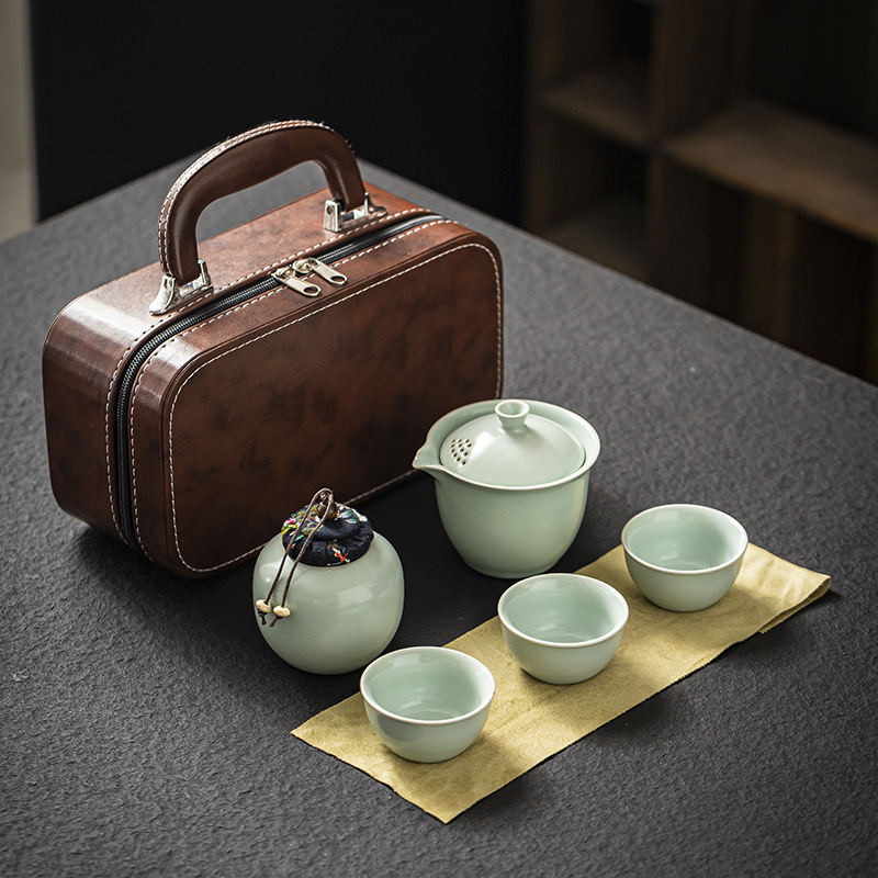 旅行茶器便利式工夫茶器セットメーカー卸売り快客杯祝日ビジネスイベントプレゼントロゴ|undefined