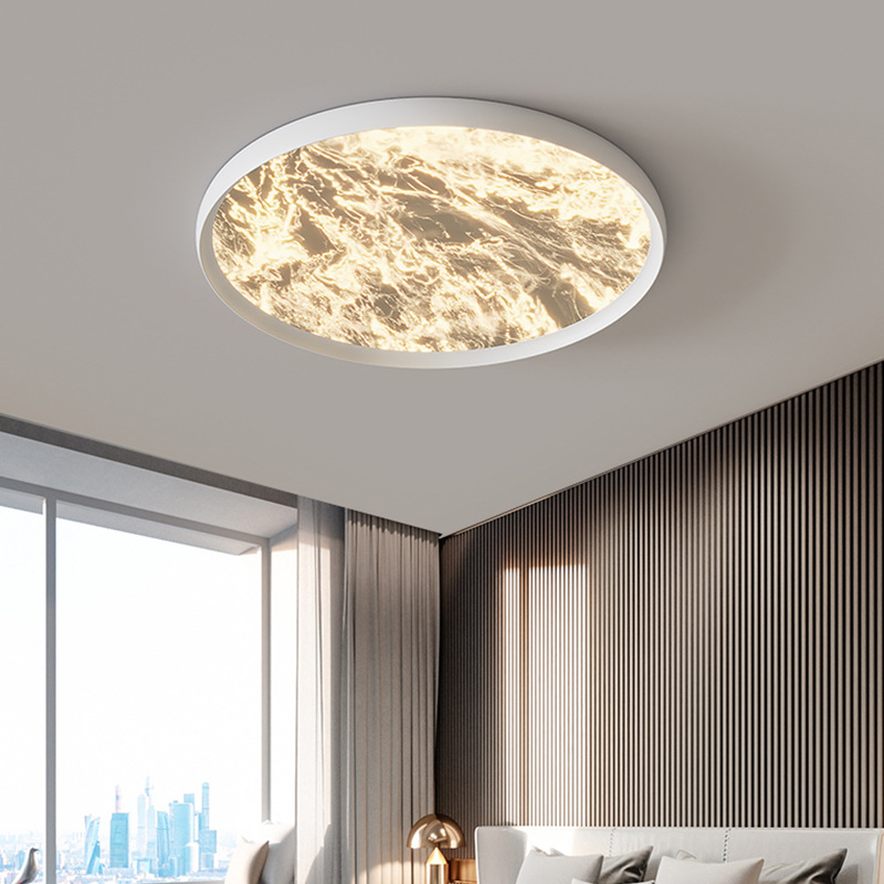 [Selección estricta] lámpara de techo italiana 2025 nuevo espectro completo ultra delgado minimalista de alto nivel nubes de niebla lámpara de habitación principal