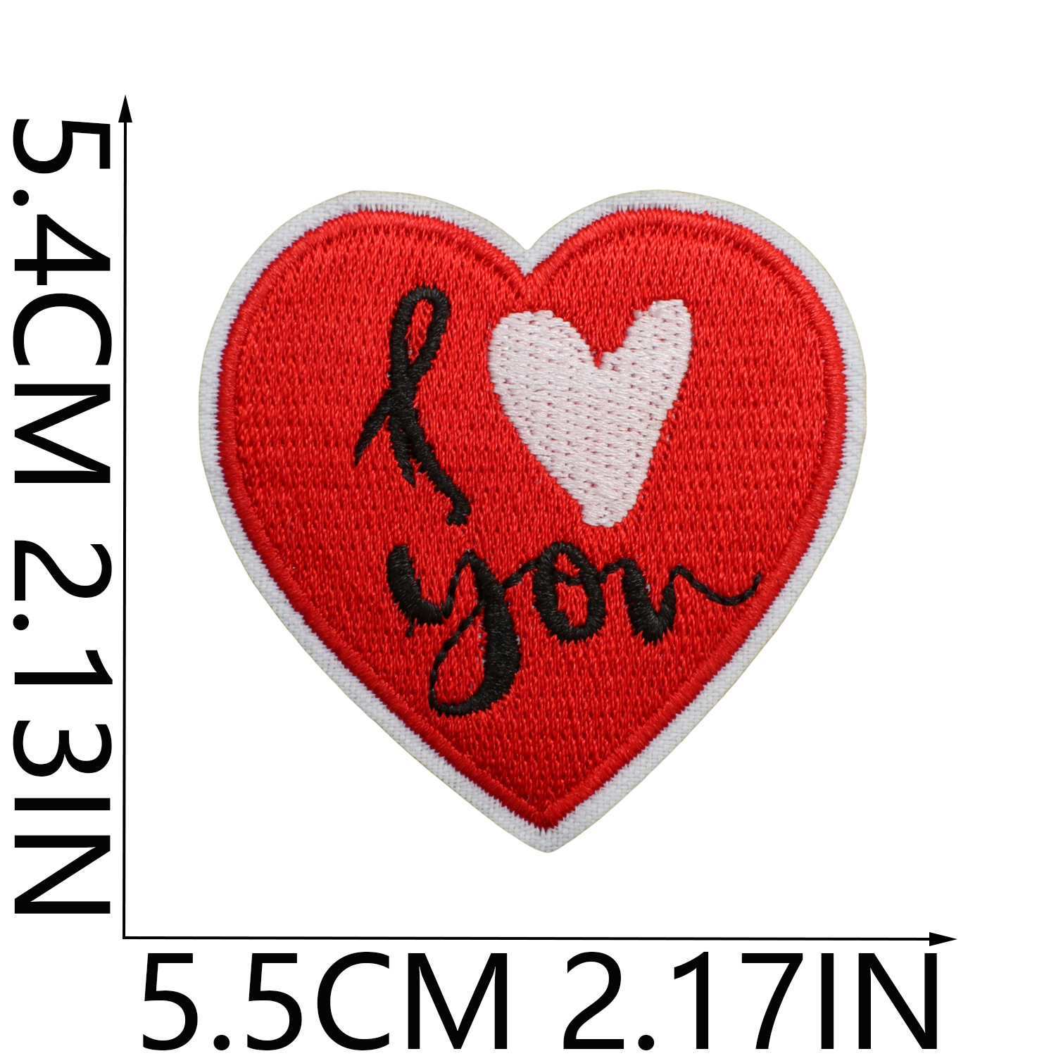 3g Weight Clothing Sticker Patches Classification 1 Piece Quantity Dacron thread Material Valentine'S Day Festival Heart Shape Pattern Casual, Elegant, Simple Style Style Embroidery Craft 1 Piece Casual Elegant Simple Style Heart Shape Dacron Thread Clothing Sticker Patches 11