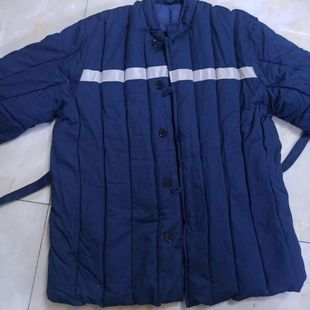 Coal Mine Underground Cotton Jacket Miner Cotton Jacket Blue Black Blue Cotton Coat Pure Cotton Coat