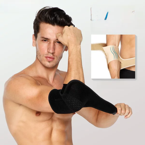 Basketball Tennis Elbow Guard Elbow Badminton Breathable Arm Guard Elbow Guard Lightweight Breathable Adjustable Spot Wholesale